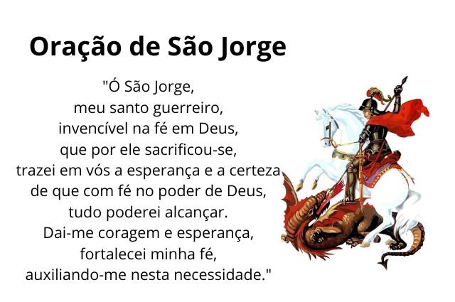 Imagens de são jorge com oração